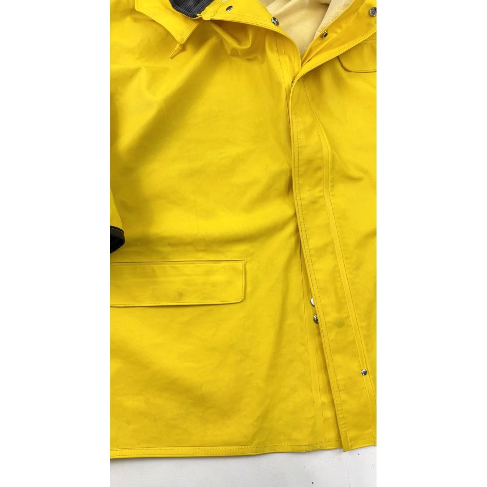 Carhartt Carhartt Jacket Mens Large Yellow Hooded PVC Raincoat Workwear Fishing Size US XXL / EU 58 / 5 - 5 Thumbnail
