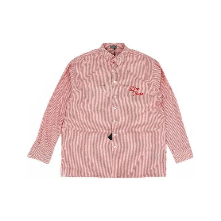 Dior Dior Dior x Denim Tears Striped Long Sleeve Shirt 0079-250 Size US M / EU 48-50 / 2 - 2 Thumbnail