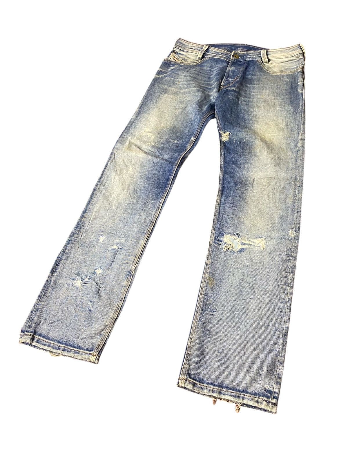 Diesel × Vintage Vintage Diesel Slammer Distressed Denim Size US 34 / EU 50 - 2 Thumbnail