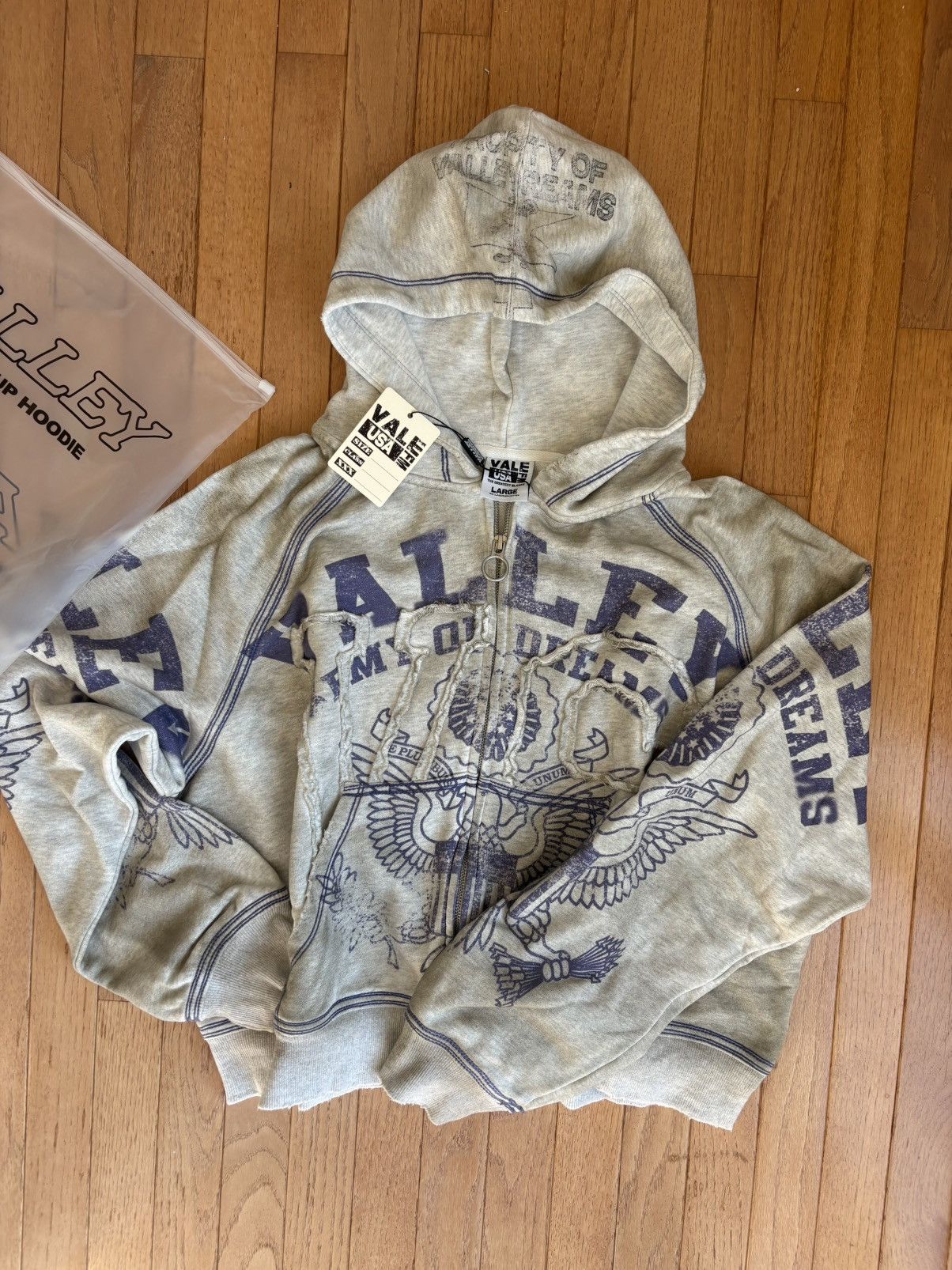 Vale Vale Army Zip Up Gray Size US XL / EU 56 / 4 - 1 Thumbnail