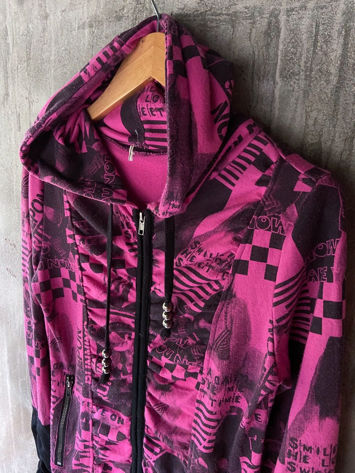 Beauty Beast × Hysteric Glamour × Japanese Brand SMILE AGAIN HE LOVE ME SWEET TIME PHOTO GIRLS ZIP HOODIE Size US S / EU 44-46 / 1 - 10 Thumbnail