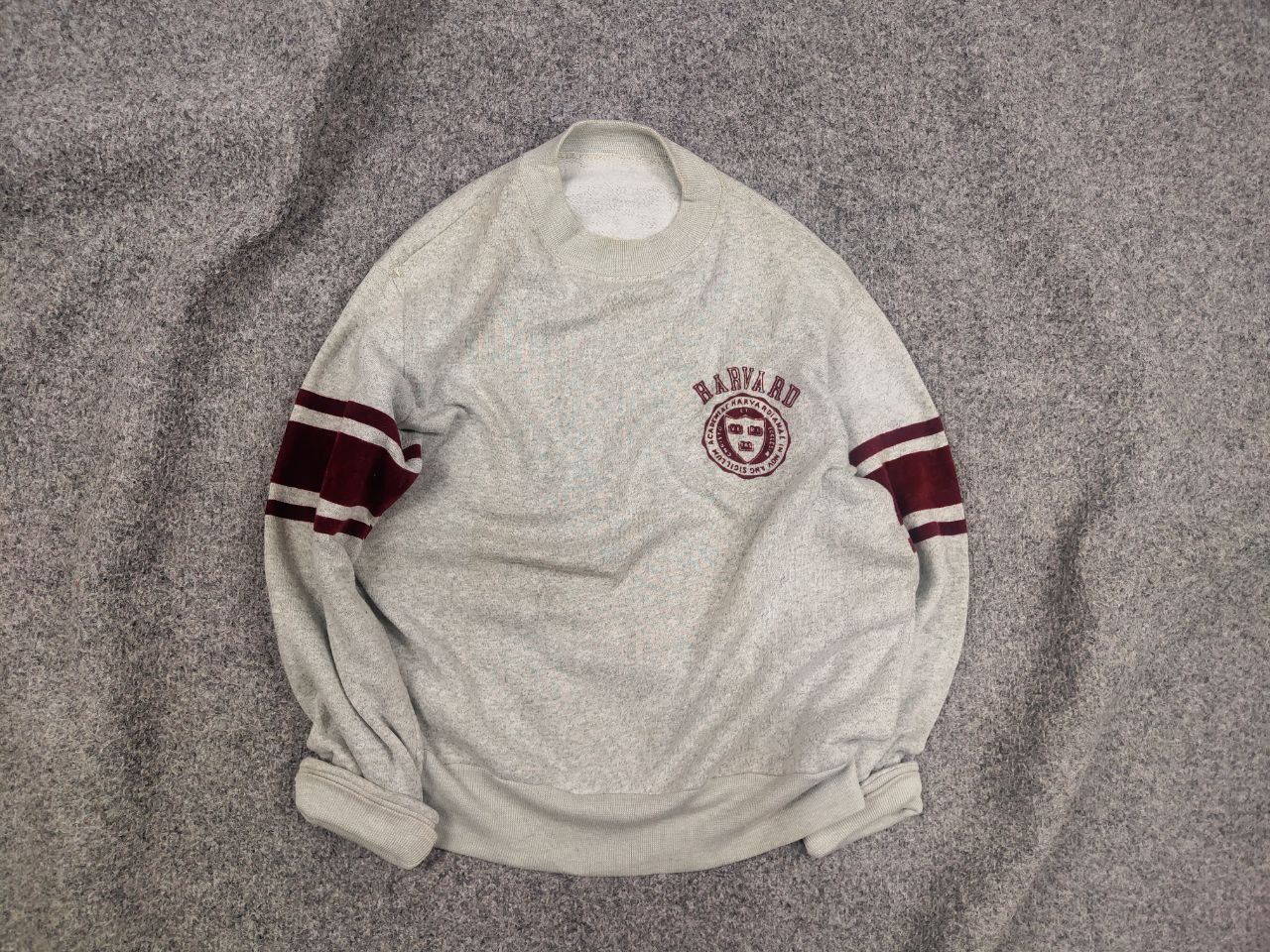 Vintage Rare Vintage 70's Harvard princess diana Logo Sweatshirt Size US S / EU 44-46 / 1 - 1 Thumbnail