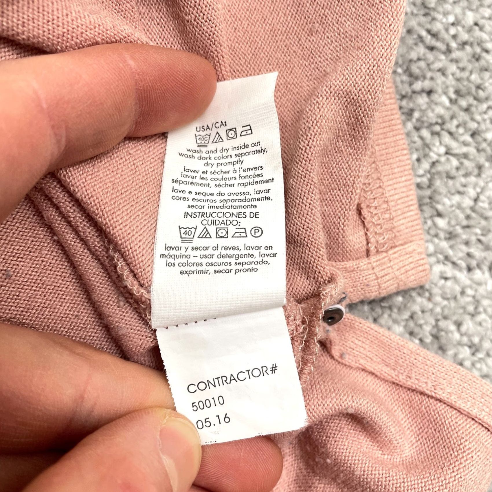 Calvin Klein Calvin Klein Jeans Pullover Sweater Womens M Pink Round Neck Pockets Casual Size M / US 6-8 / IT 42-44 - 6 Thumbnail
