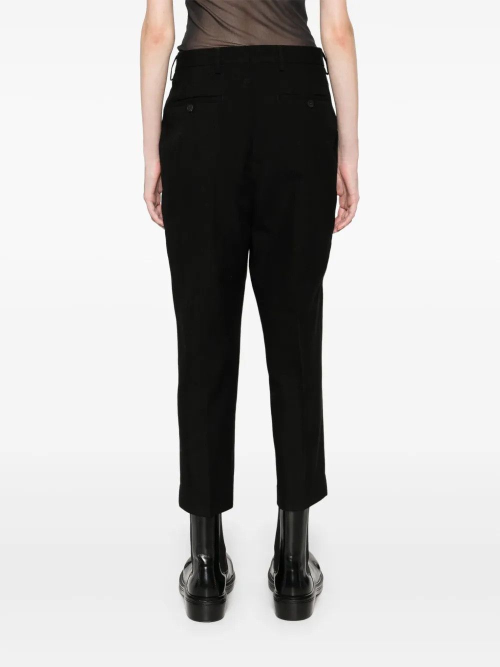 Rick Owens o1y0126 Casual Pant in Black Size 26" / US 2 / IT 38 - 4 Thumbnail