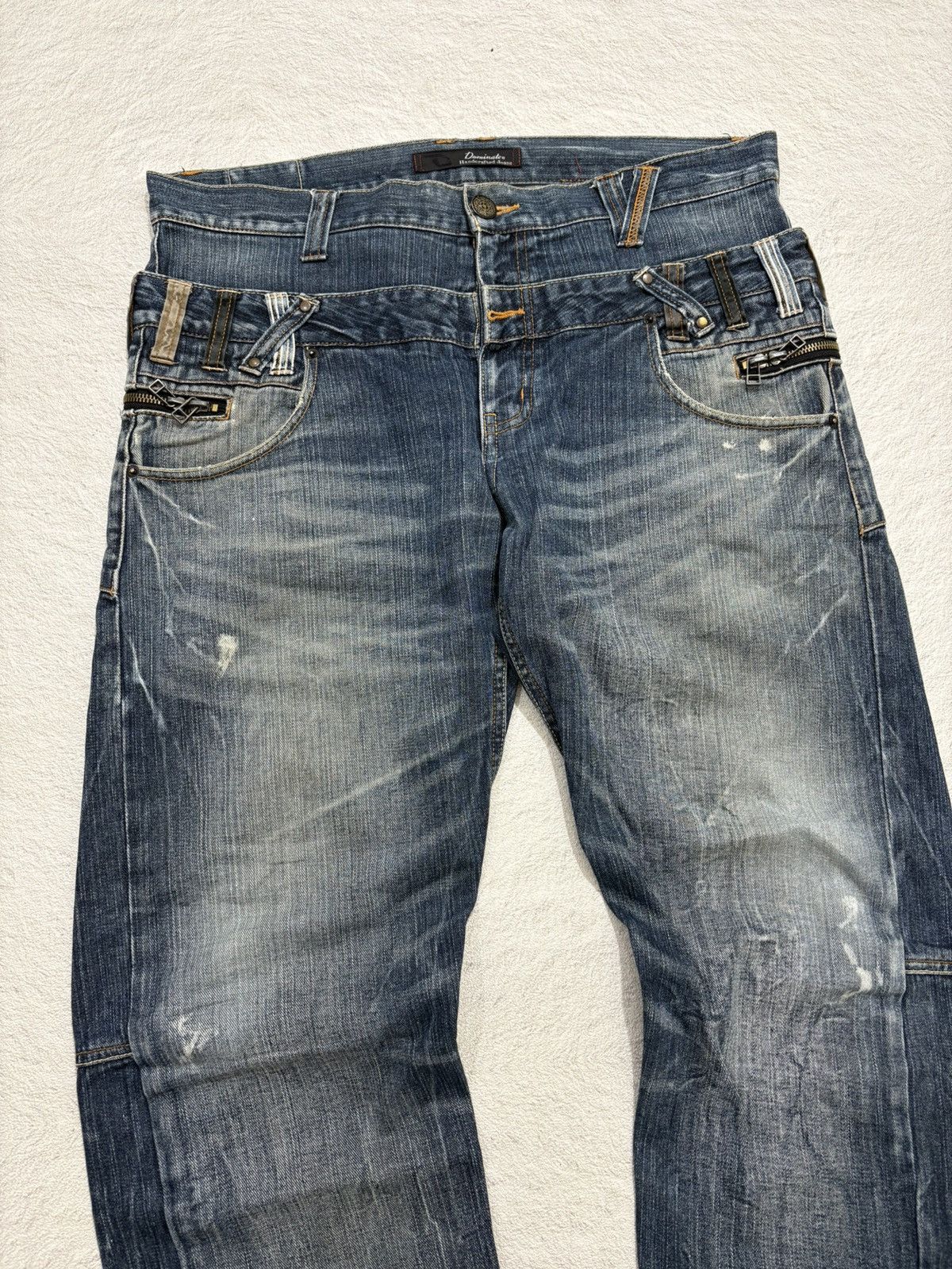 Hysteric Glamour 💥Double Waist 90s Japanese Washed jeans denim Size US 34 / EU 50 - 2 Thumbnail