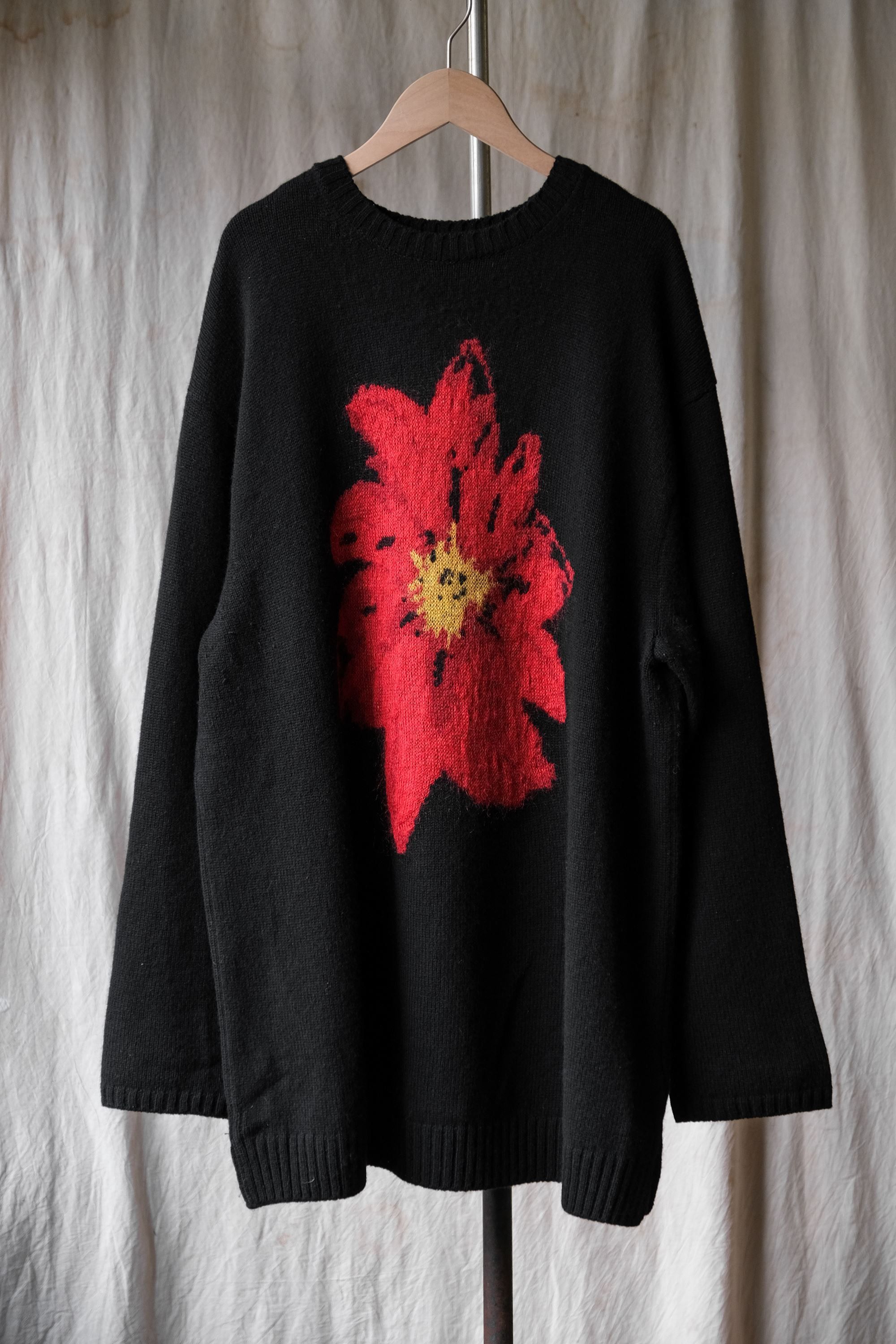 トップス 18SS YOHJI YAMAMOTO TREE PATTERN KNIT 18SS YOHJI YAMAMOTO TREE PATTERN KNIT