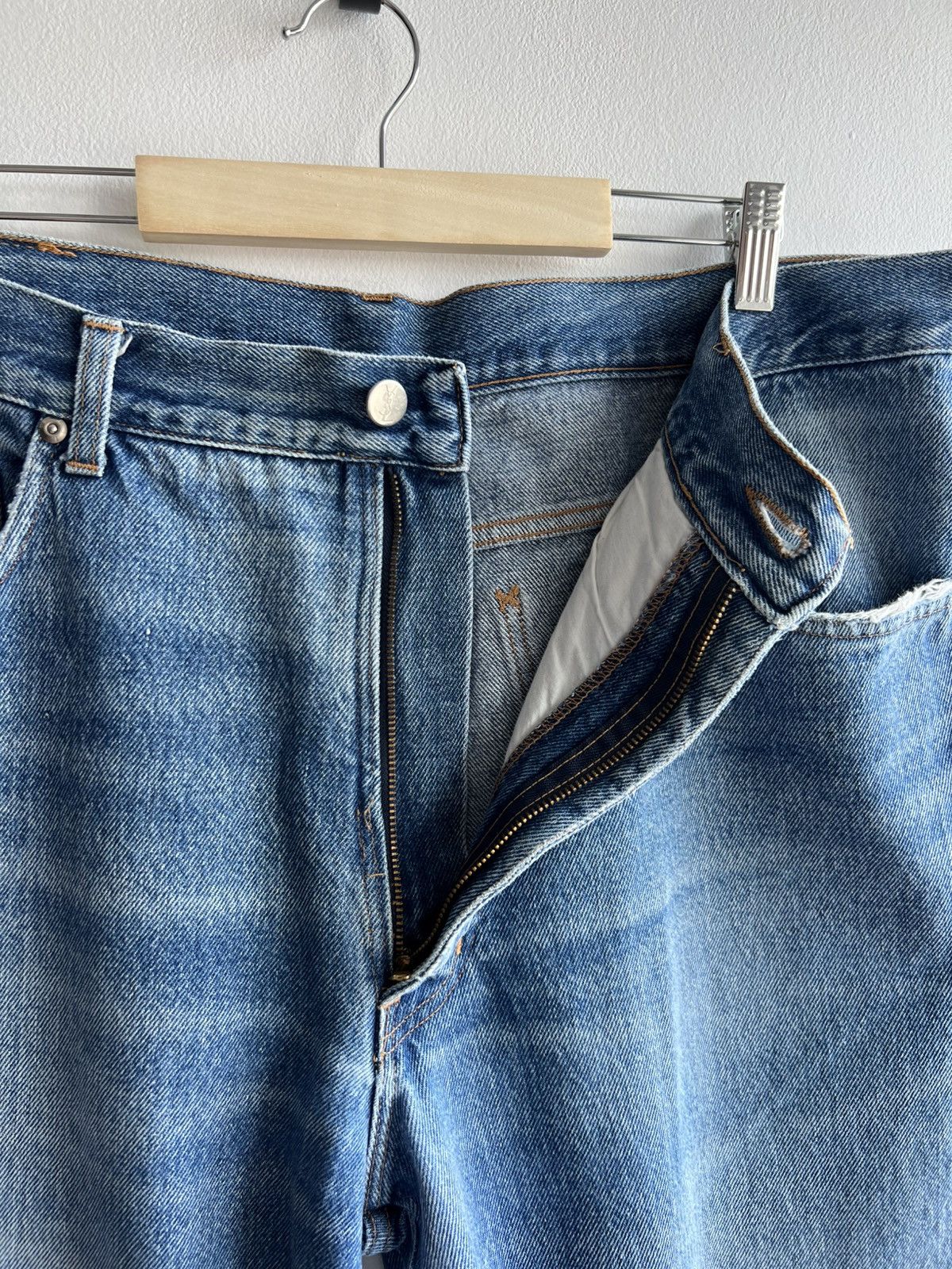 Yves Saint Laurent Vintage Yves Saint Laurent YSL Mens Blue Denim Jeans Pants Size US 38 / EU 54 - 11 Thumbnail
