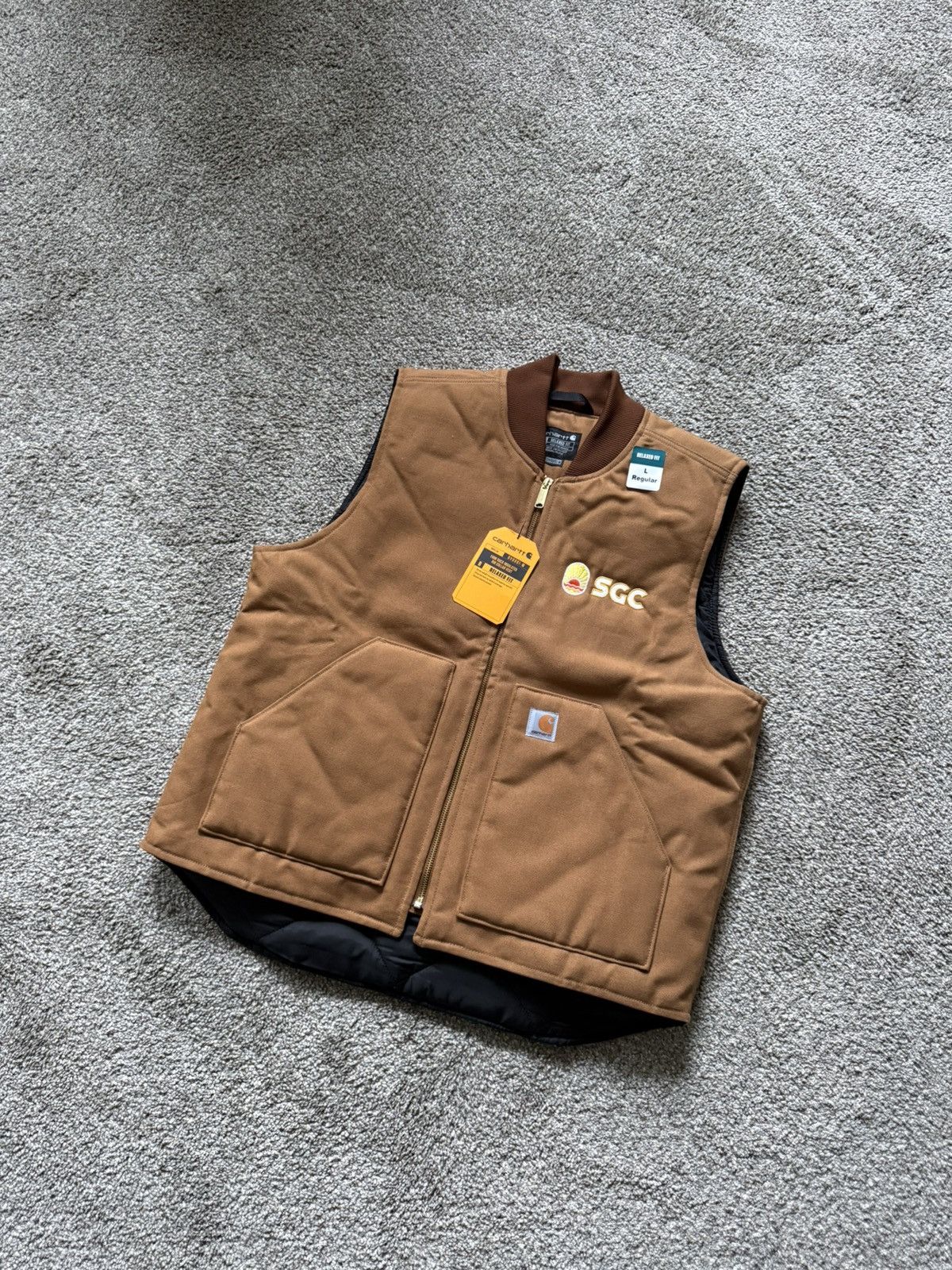 Carhartt Carhartt Orange Duck Vest | Grailed