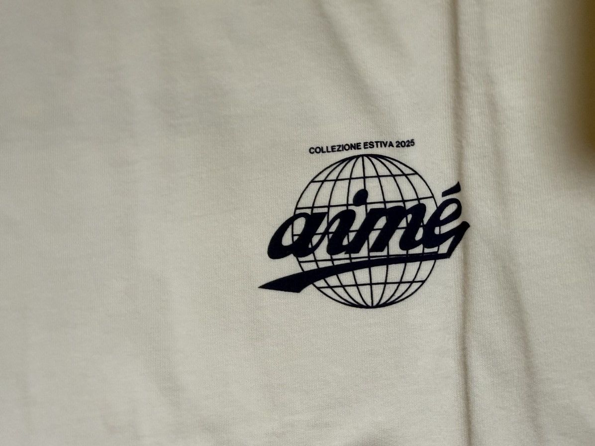 Aime Leon Dore Aime Leon Dore ALD Cycling Logo Tee in Pristine (Cream) XL Size US XL / EU 56 / 4 - 2 Thumbnail