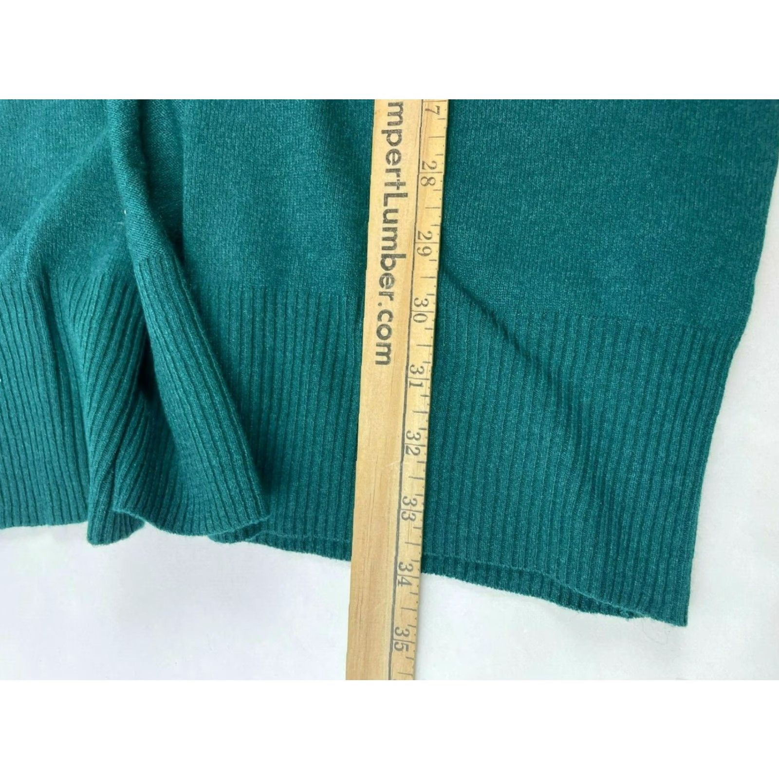 Altea Sweet Romeo Sweater Cardigan Women's S Teal Long Sleeve Open w/ Pocket NWT Size S / US 4 / IT 40 - 4 Thumbnail