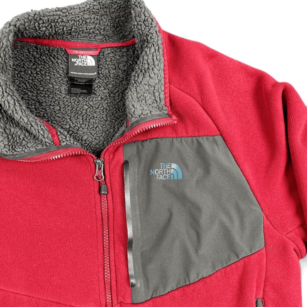 The North Face The North Face Jacket Adult LARGE Red Chimborazo Fleece Gray Sherpa Lined Outdoor Size US L / EU 52-54 / 3 - 3 Thumbnail