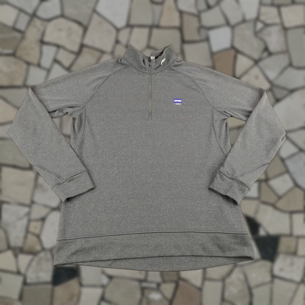 KJUS KJUS Mens Medium Gray 1/2 Zip Pullover Knit Lightweight Performance Sweater Golf Mock Neck Activewear Casual Workwear Shoes? Size US M / EU 48-50 / 2 - 1 Thumbnail