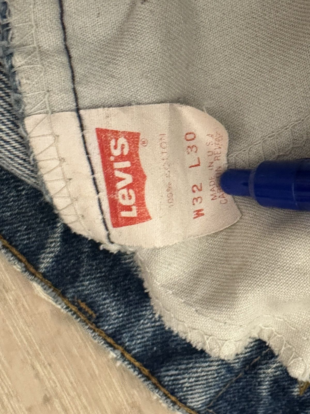 Levi's Vintage Clothing Levi Vintage Jeans from Japan Size US 29 - 4 Thumbnail