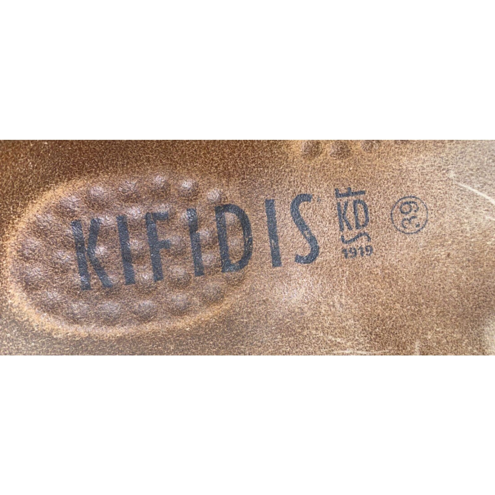 Vintage Kifidis Sandals WOMENS Suede Clip-On Brown 39 EUR / 8USA US 8 M Width USA Theme Women’s Shoes Size US 8 / IT 38 - 6 Thumbnail