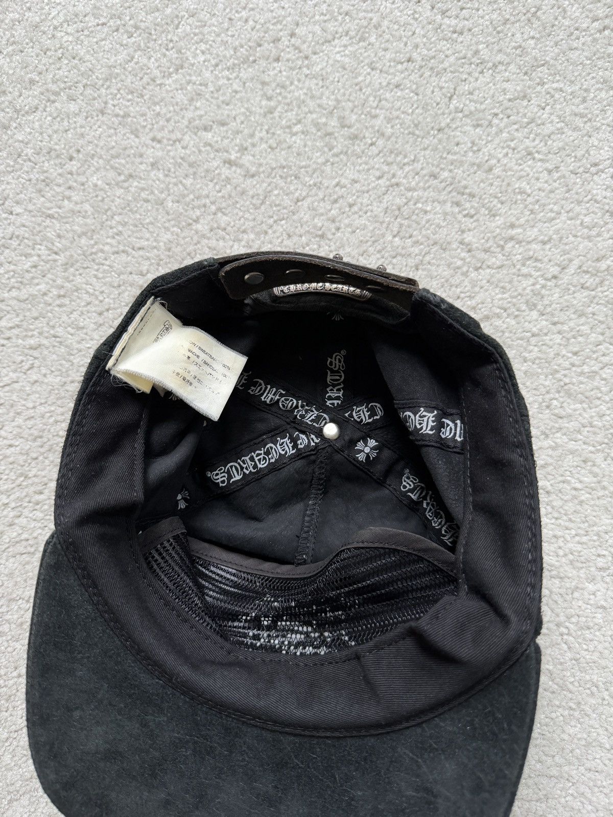 Chrome Hearts CH SUEDE CAP Size ONE SIZE - 8 Thumbnail