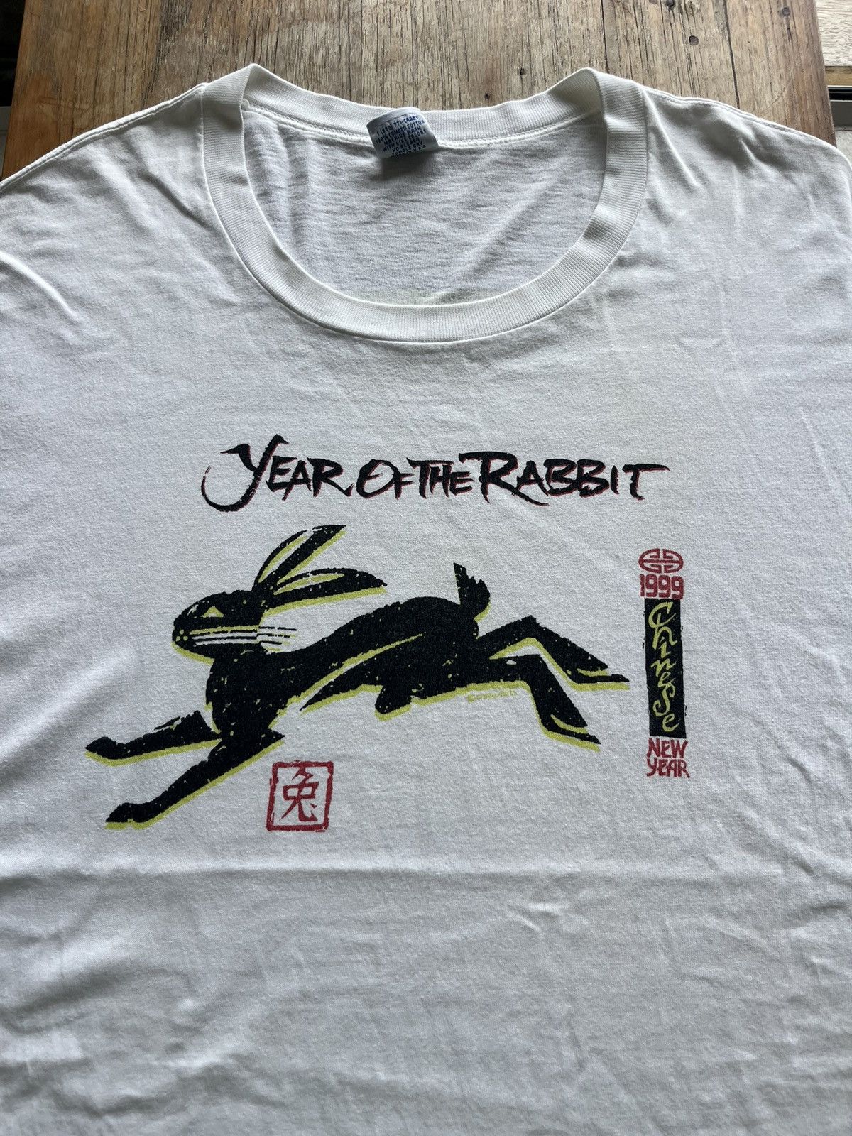 Vintage Vintage YEAR OF THE RABBIT 1999’s by Crazy Shirt Size US L / EU 52-54 / 3 - 4 Thumbnail