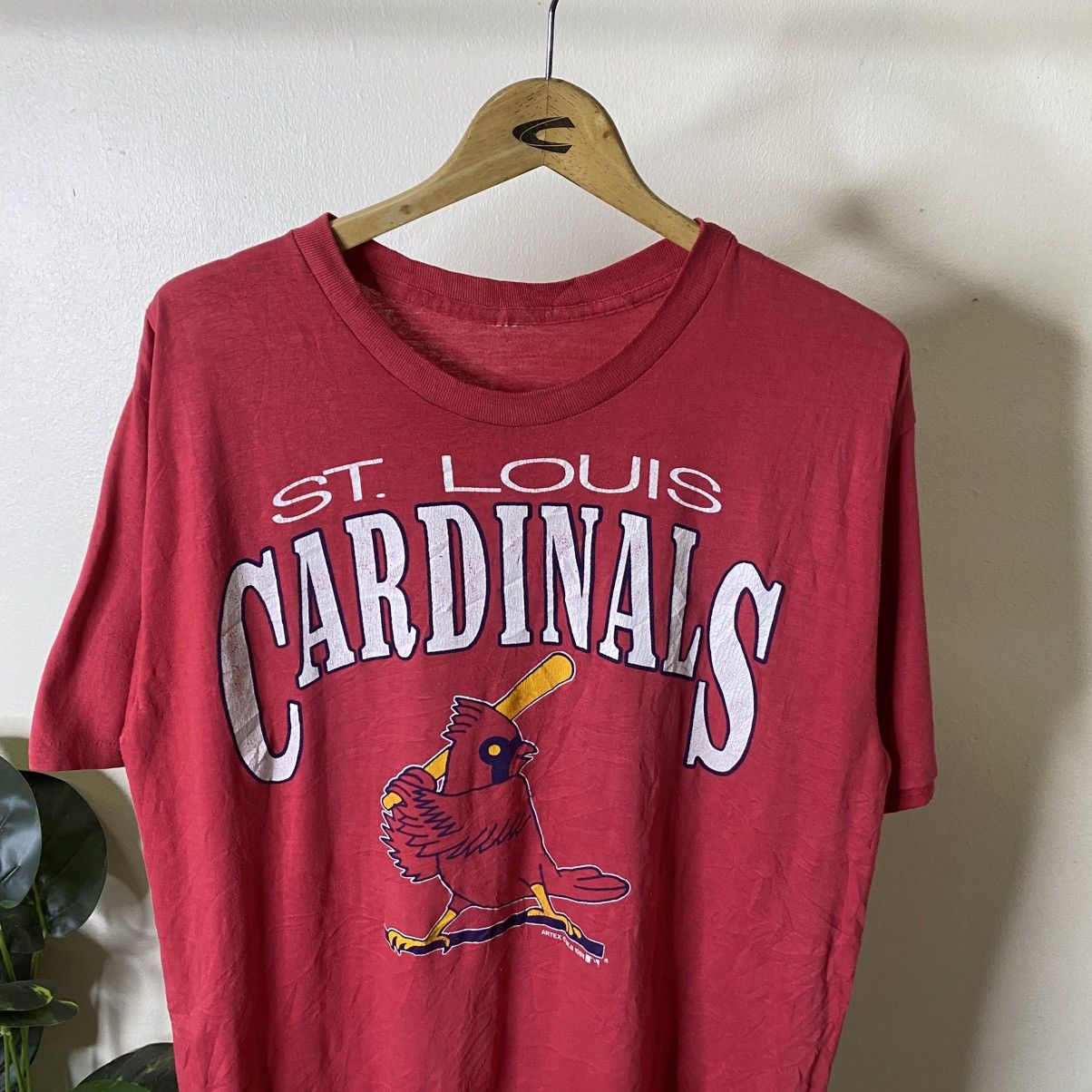 Vintage Vintage 1988 St. Louis Cardinals MLB Artex T Shirt Size US L / EU 52-54 / 3 - 2 Thumbnail