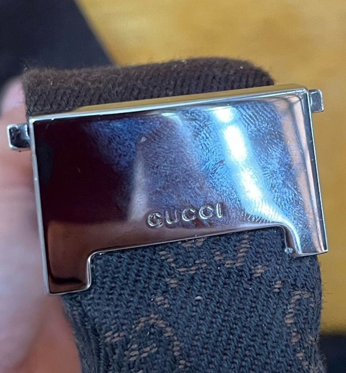 Gucci Authentic Guccissima Jacquard Shoulder Bag Black Size ONE SIZE - 9 Thumbnail