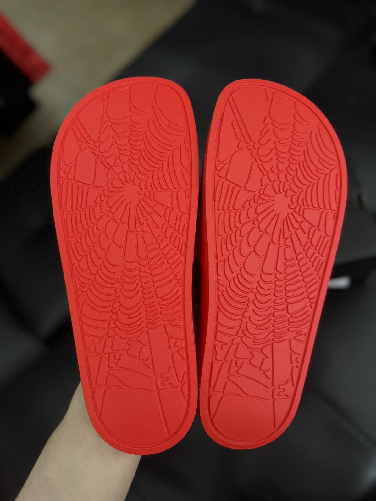 Sp5der Spider Red Slip On Slides Size (8) Brand New Size US 8 / EU 41 - 7 Thumbnail