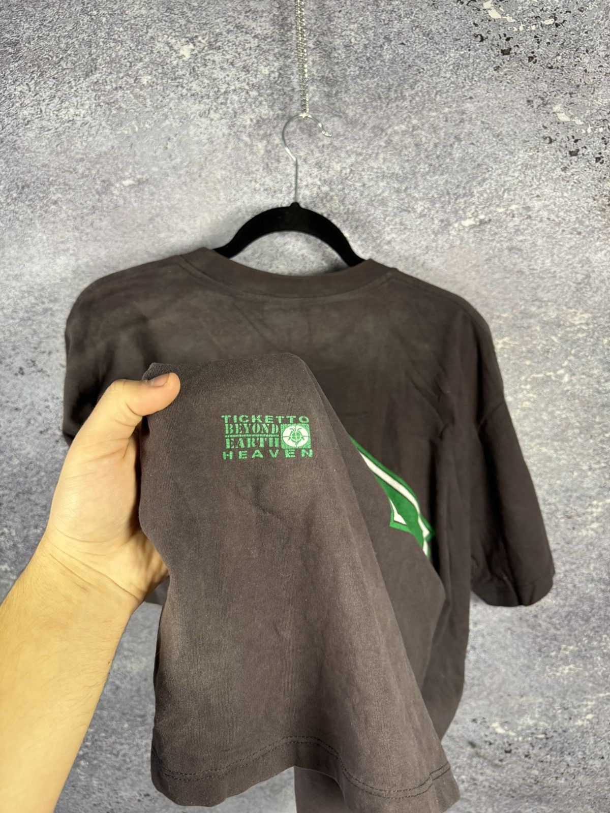 Giant × Vintage Saint Mxxxxxx Saint Enemy Tee Black Green Men's Large Size US L / EU 52-54 / 3 - 15 Thumbnail