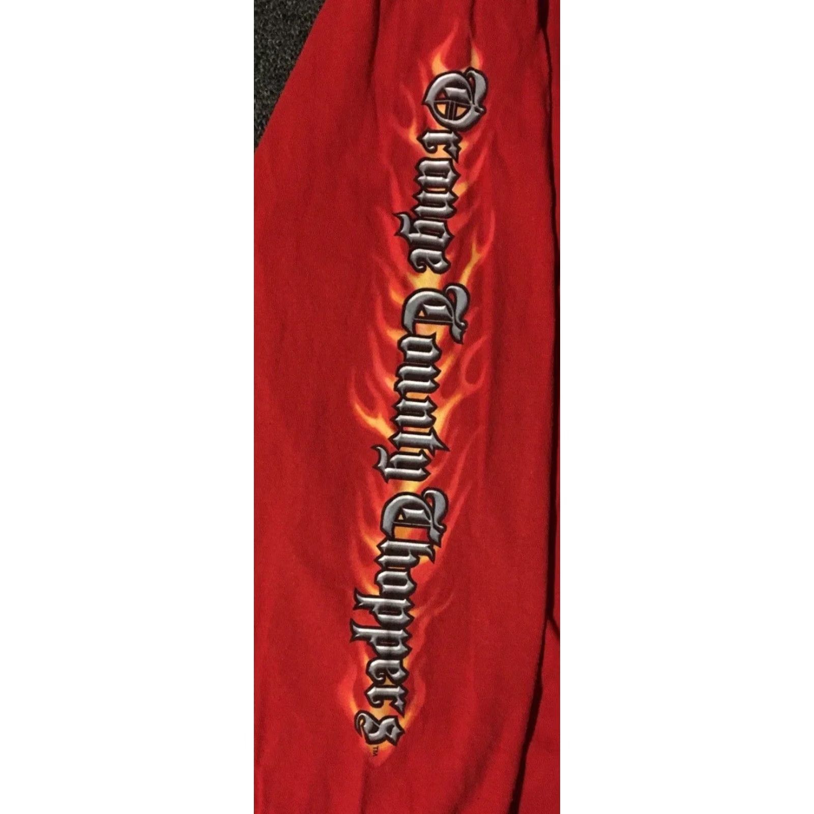 JNCO Vtg Orange County Choppers Faded Flames Shirt XXL Biker Grunge Fire 90s Y2K Jnco Size US XXL / EU 58 / 5 - 5 Thumbnail