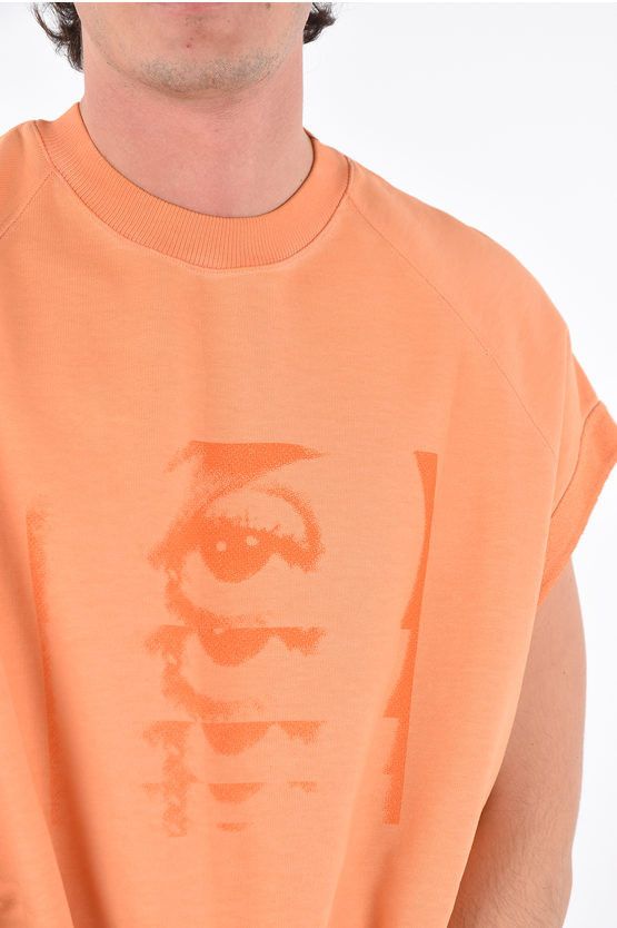 o1y0225 Logo Crewneck Sweatshirt in Orange