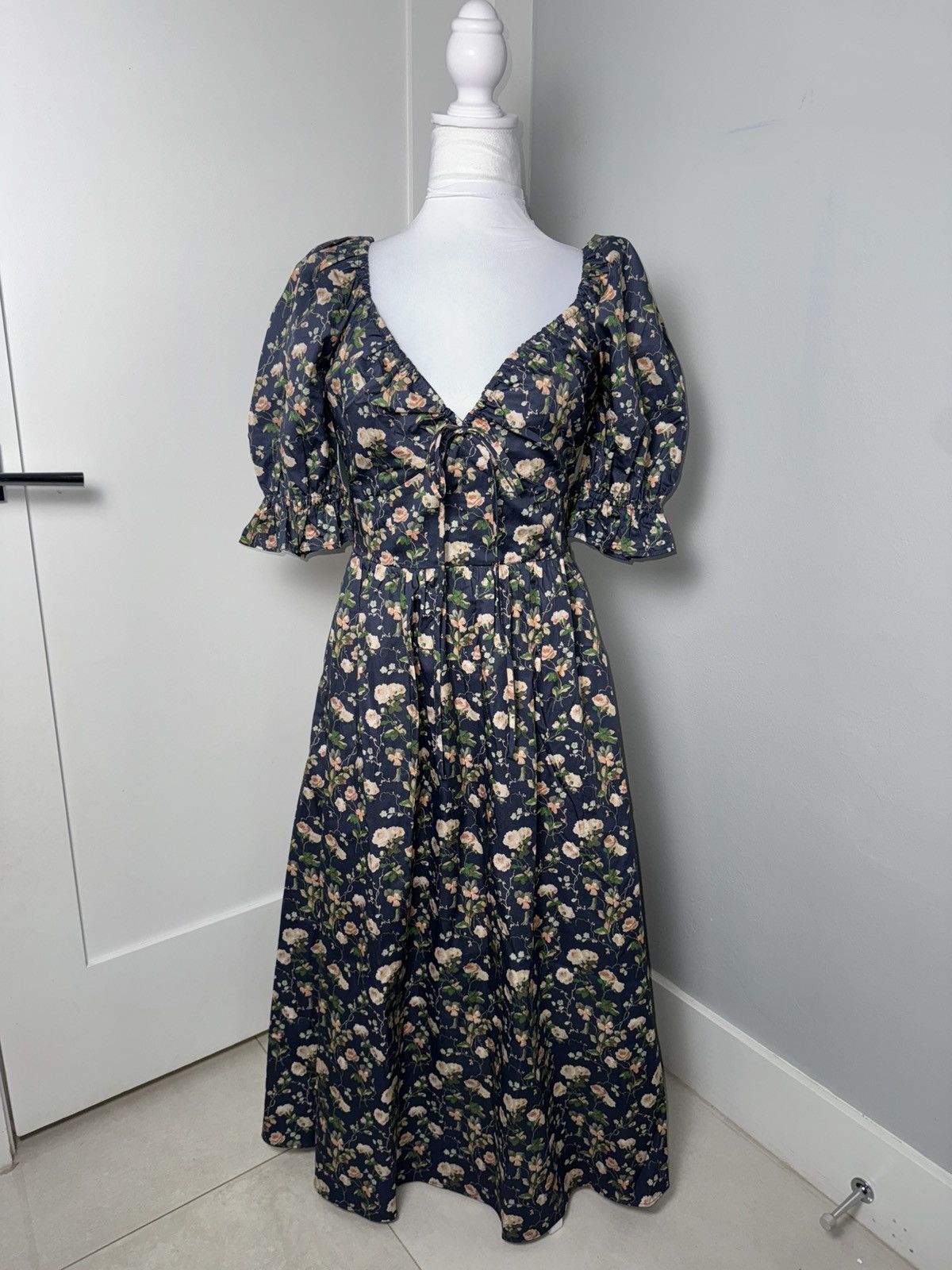 Other Hill House Home The Ophelia Dress in Navy Bluebonnet/Size M Size M / US 6-8 / IT 42-44 - 3 Thumbnail