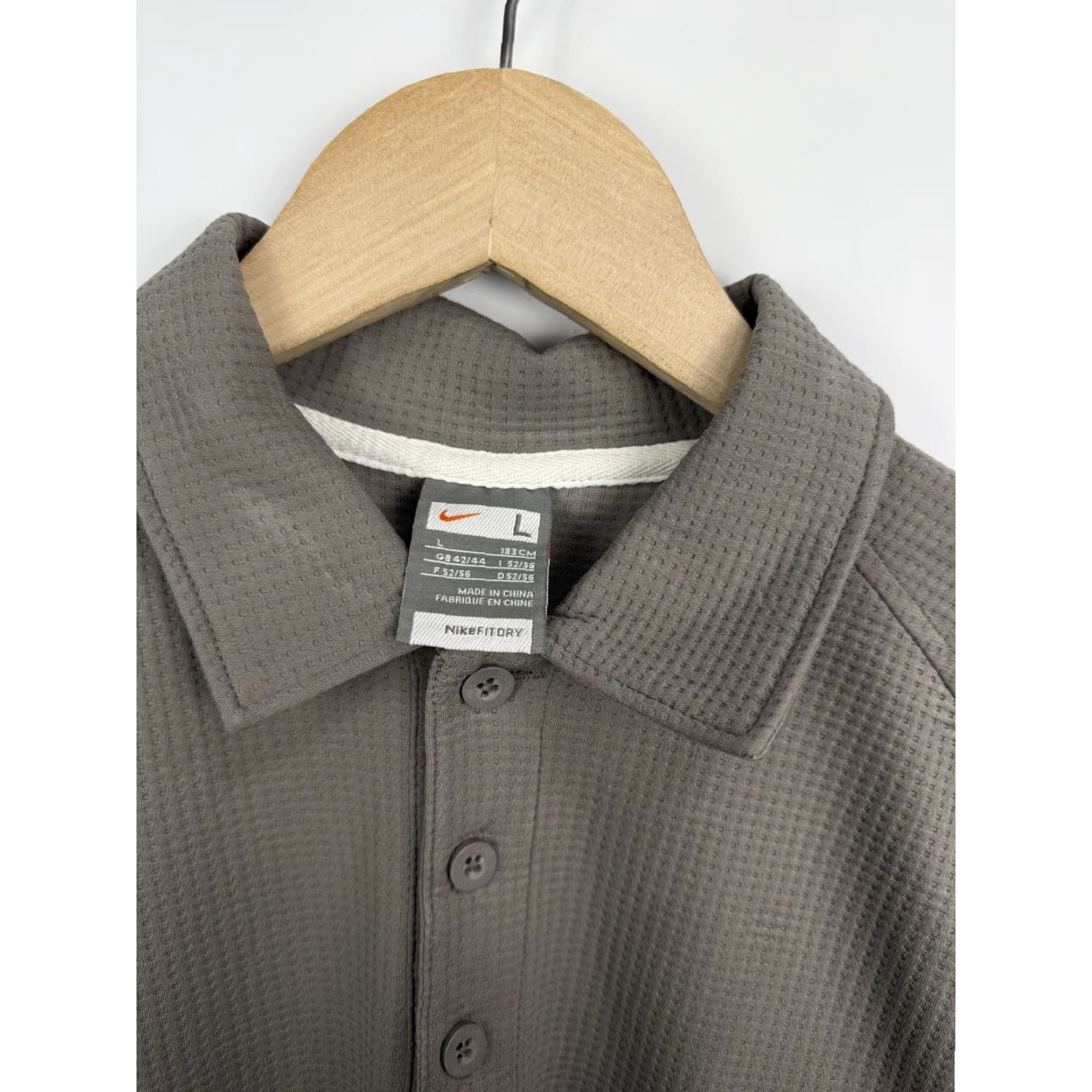 Nike VINTAGE Nike Tennis Challenge Court Polo T-Shirt Y2K L Mens Gray 90s Size US L / EU 52-54 / 3 - 5 Thumbnail