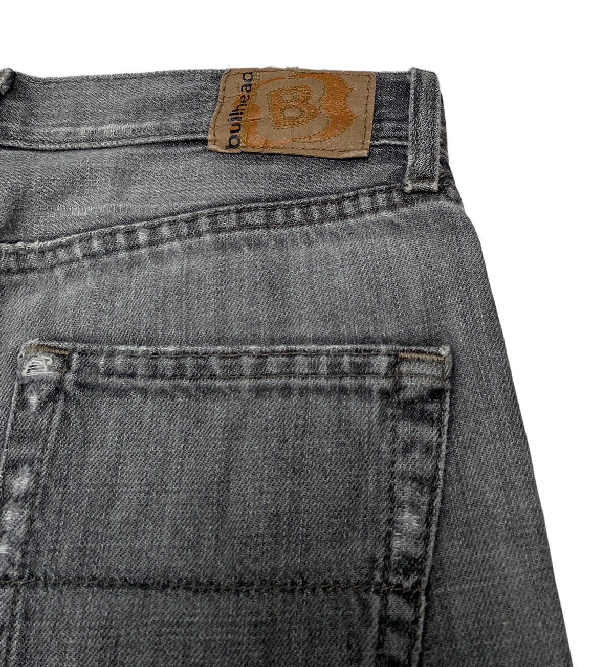 Vintage Vintage Japanese Brand Bullhead Flared Jeans 2000s Size US 30 / EU 46 - 6 Thumbnail