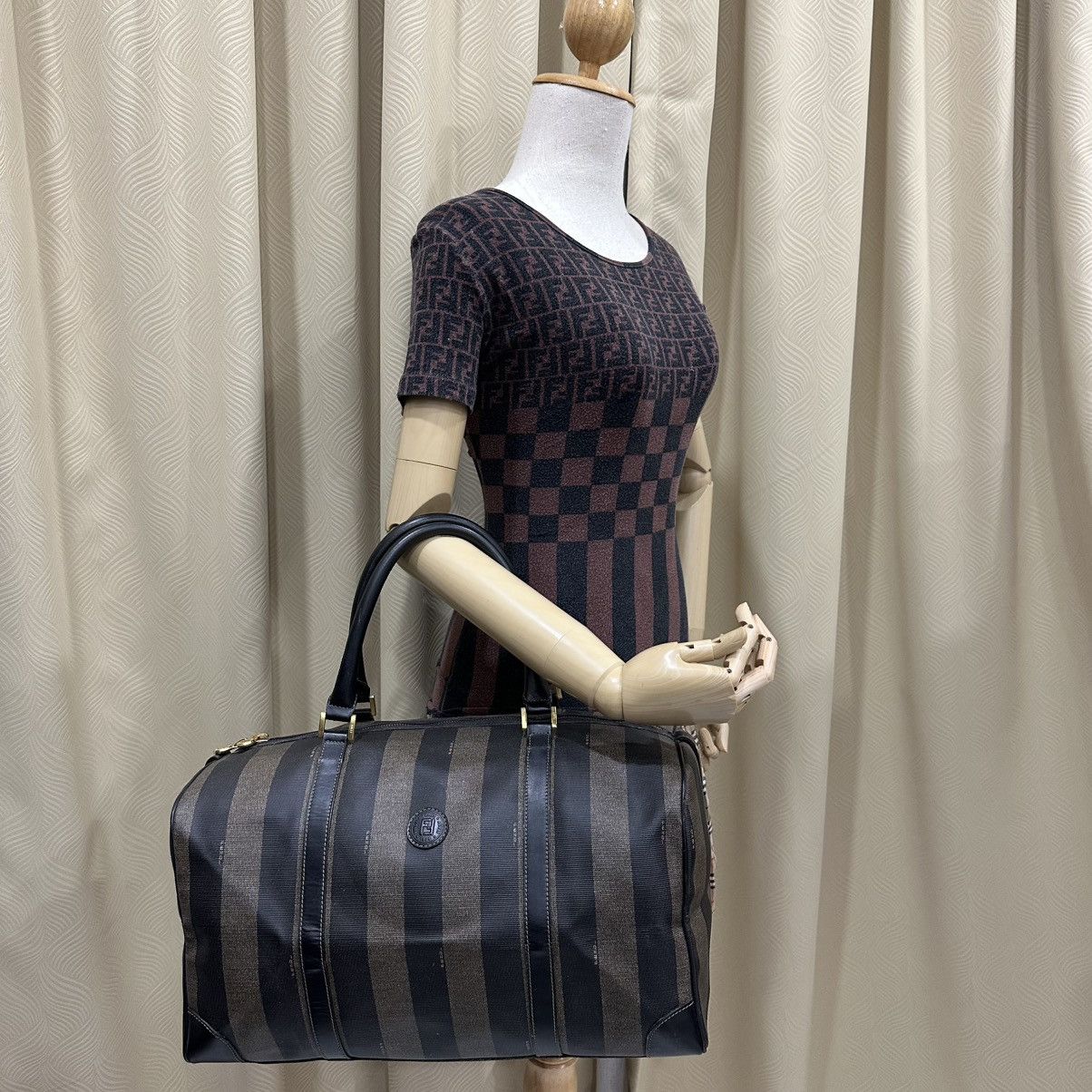 Fendi ‼️LASTDROP‼️ FENDI ROMA PEQUIN BOSTON TRAVEL BAG Size ONE SIZE - 1 Thumbnail