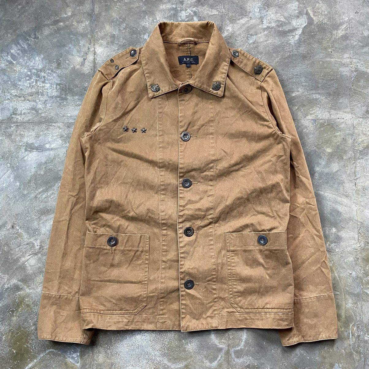 APC Military Dyed Studded Work Jacket