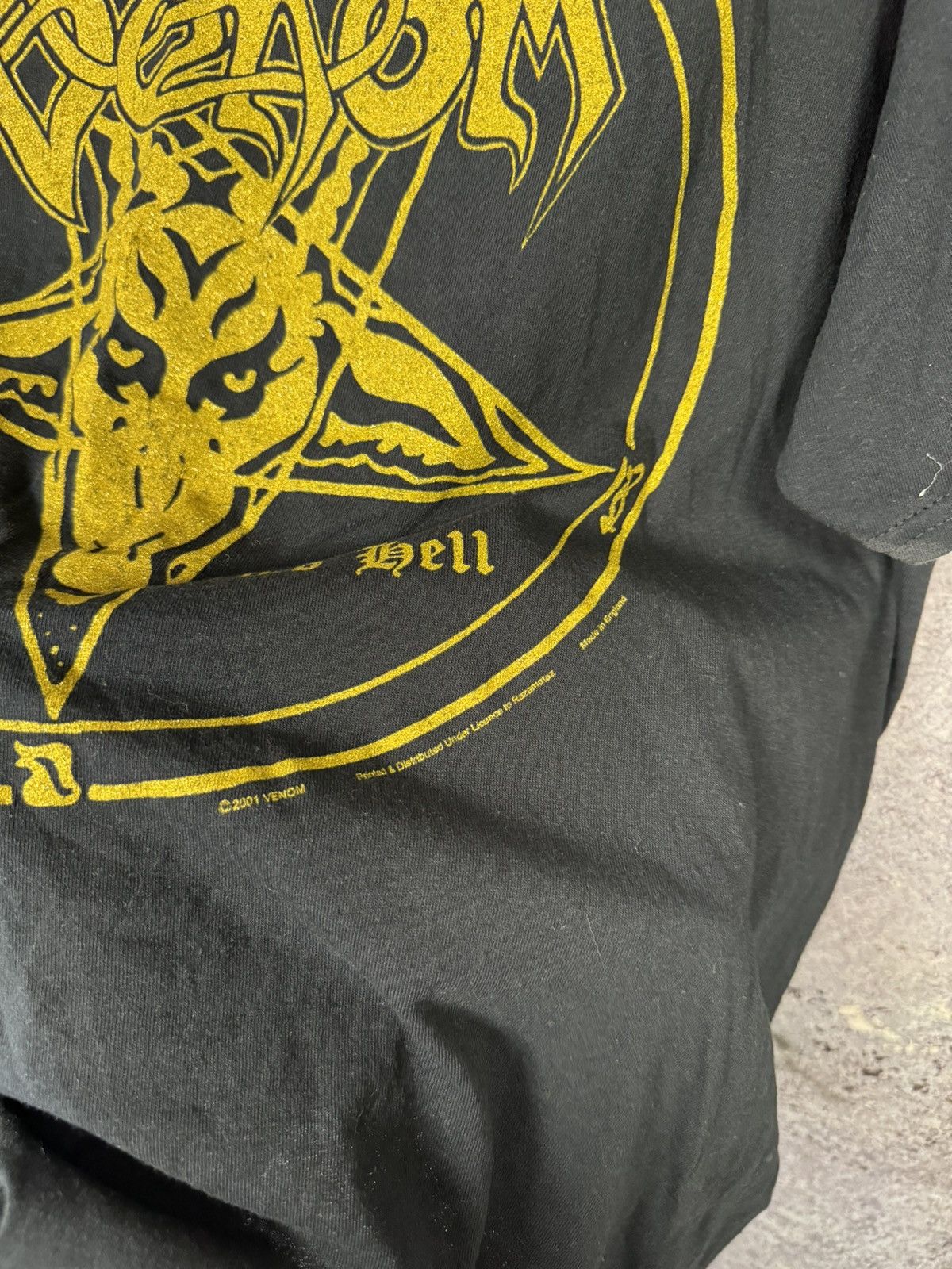 Band Tees × Vintage Vintage 2001 Venom Welcome To Hell Rock Tee XL Heave Metal Size US XL / EU 56 / 4 - 10 Thumbnail