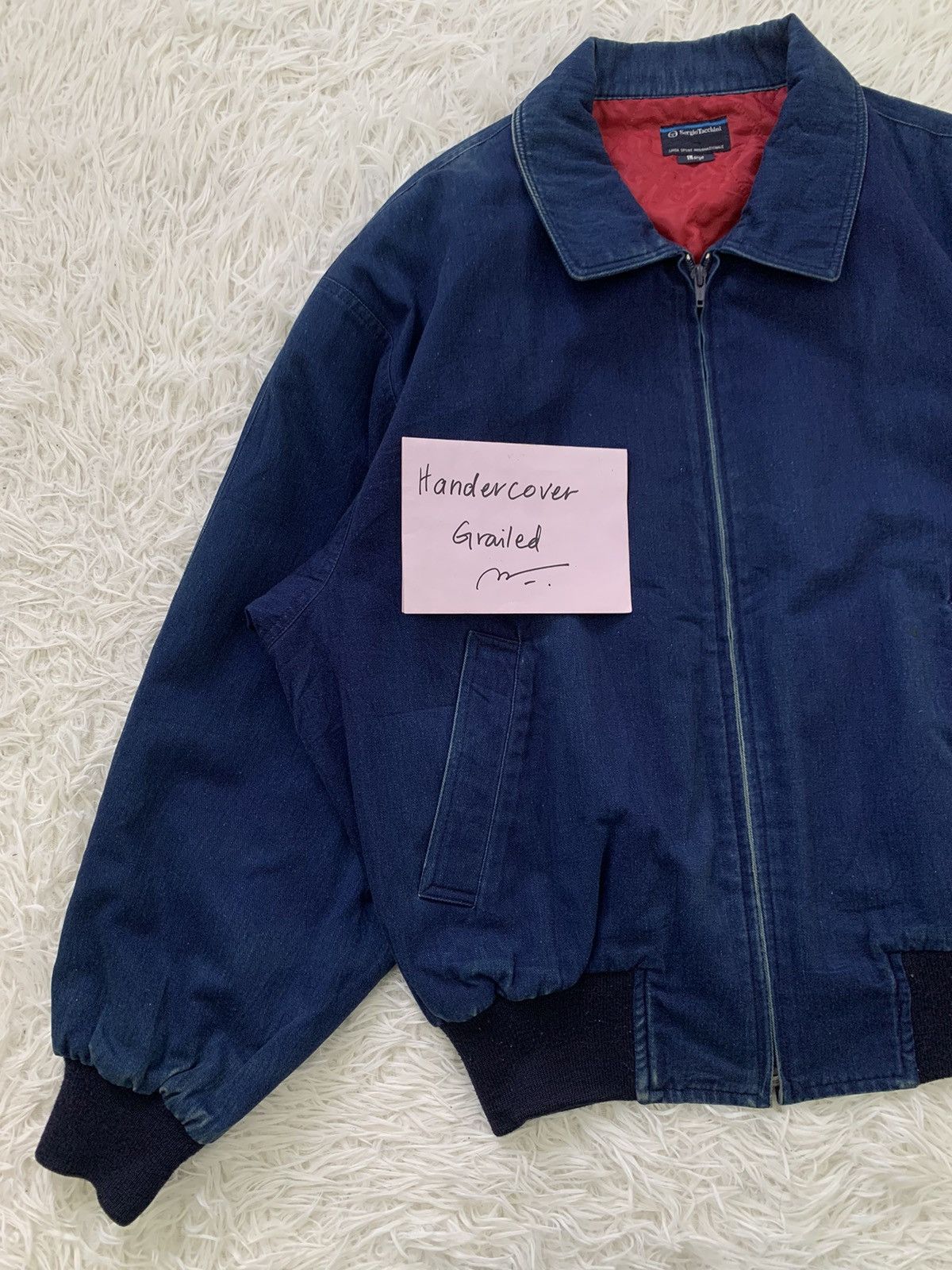 Sergio Tacchini Sergio Tacchini Big Print Logo Bomber Jacket Size US L / EU 52-54 / 3 - 4 Thumbnail