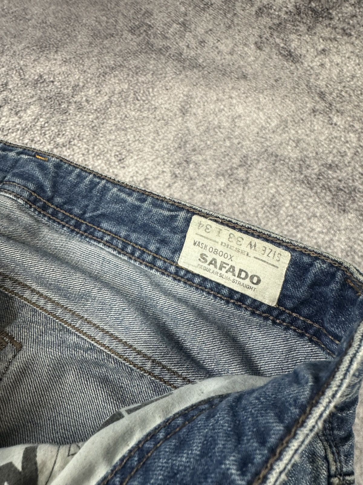 Diesel Y2K Vintage Diesel Safado Jeans Denim Streetwear Style USA L Size US 34 / EU 50 - 5 Thumbnail