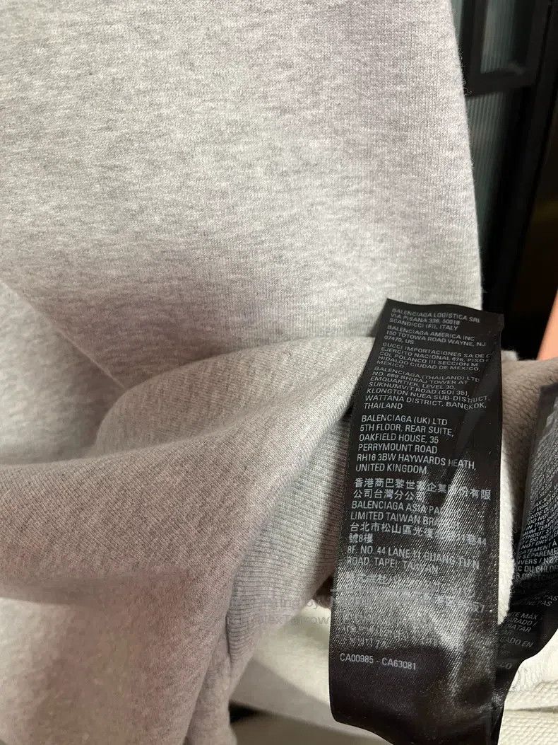Balenciaga Balenciaga Solid Color Letter Printed Casual Hooded Long S Size US M / EU 48-50 / 2 - 6 Thumbnail