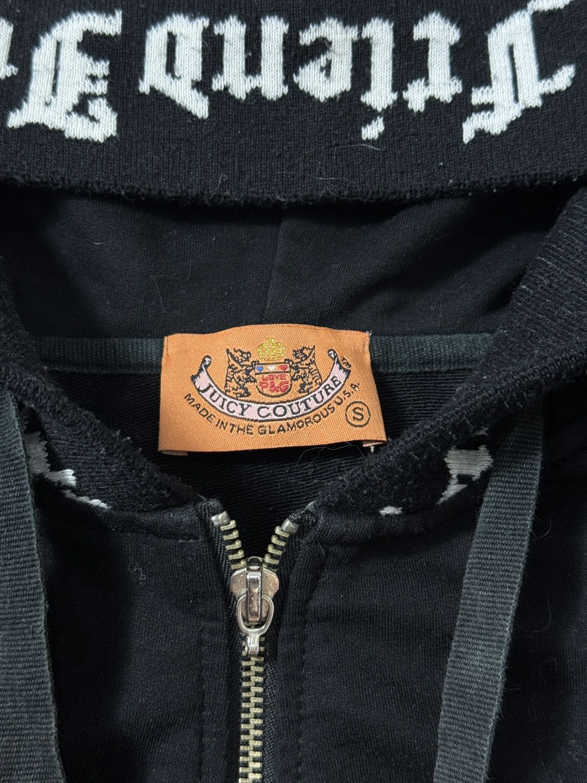 Juicy Couture VINTAGE JUICY COUTURE 2000s ZIP UO HOODIE Size S / US 4 / IT 40 - 4 Thumbnail
