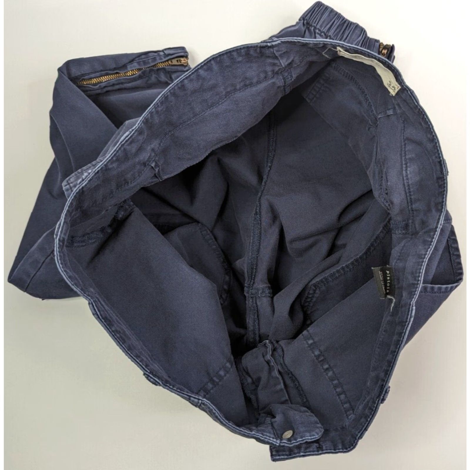 Pistola PISTOLA Jogger Pants Navy Dustin Ankle Size 32 Zippered Cuffs Womens Pant Size 24" / US 00 / IT 34 - 7 Thumbnail