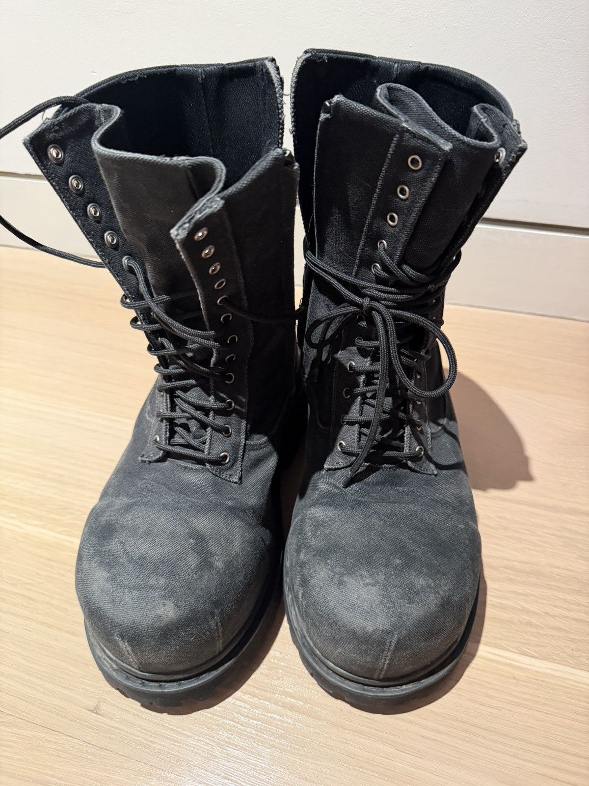 Balenciaga × Designer × Streetwear Balenciaga Stomper Canvas Boot