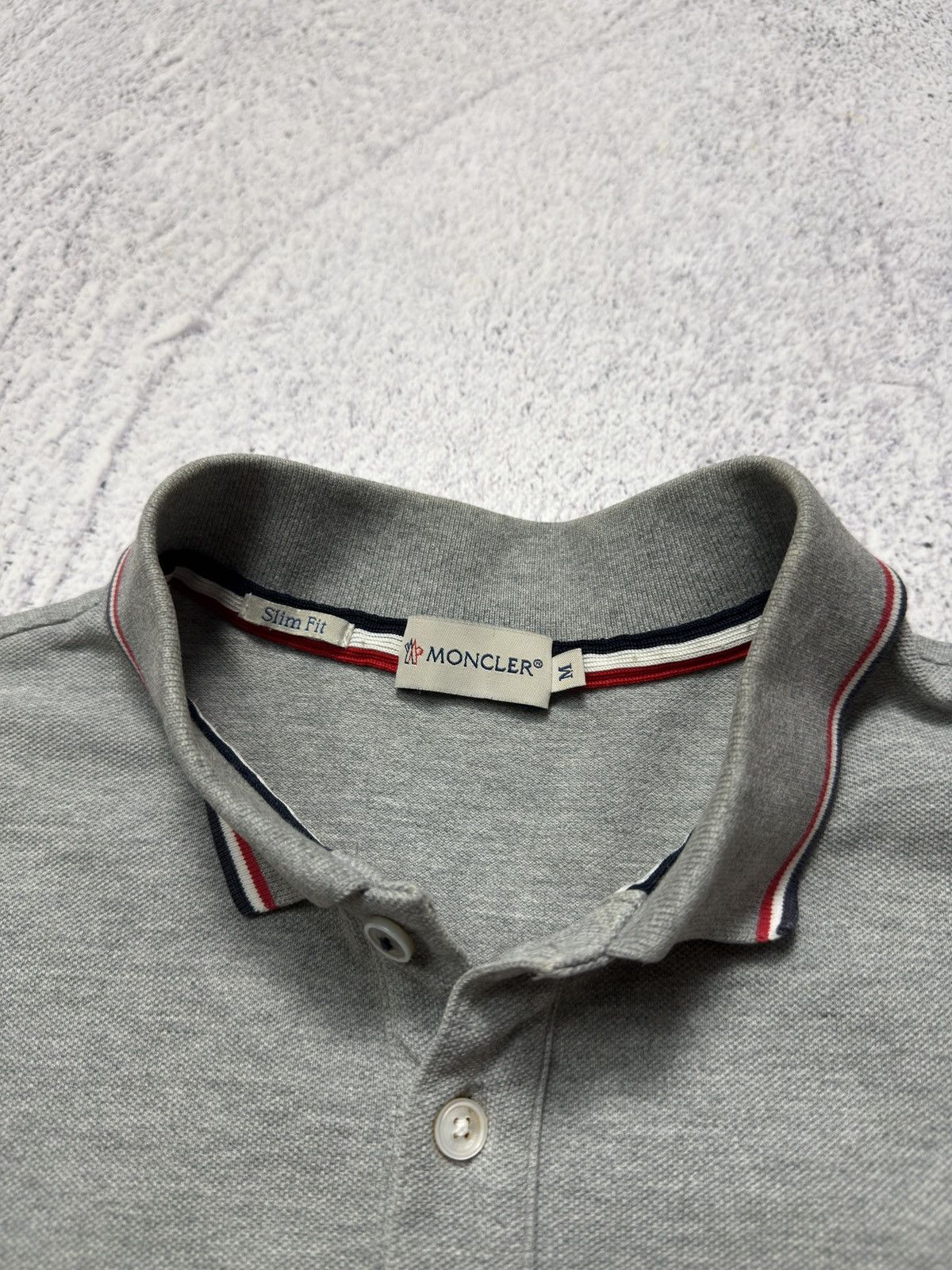 Moncler Moncler Maglia Polo Manica Corta Shirt Old Money Style Sz M Size US M / EU 48-50 / 2 - 7 Thumbnail