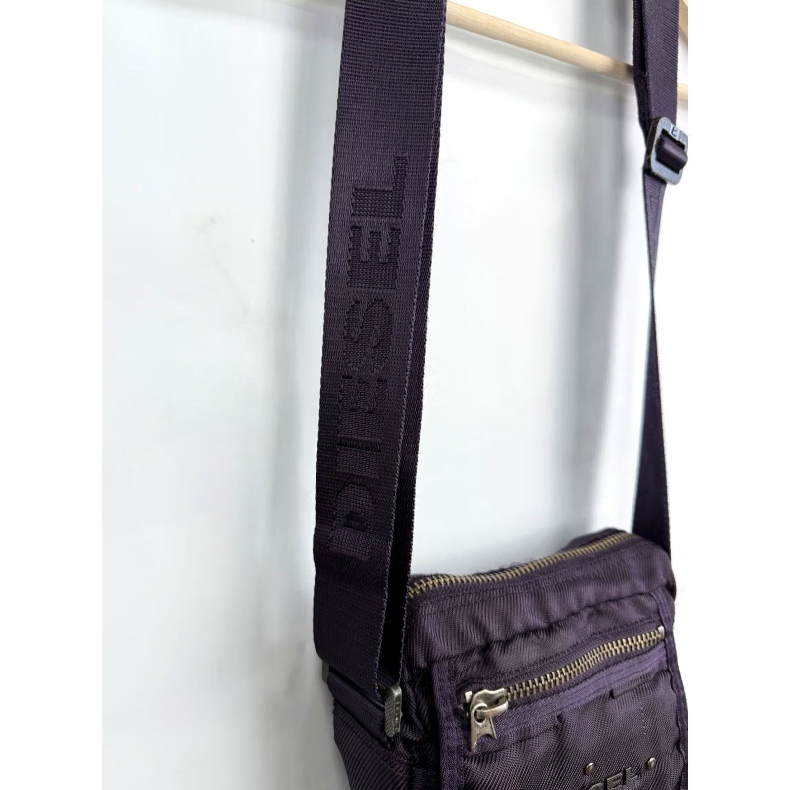 Diesel VINTAGE Diesel Archive Purple Bag Messenger Bag Mens OS Purple Retro 90s Size ONE SIZE - 6 Thumbnail