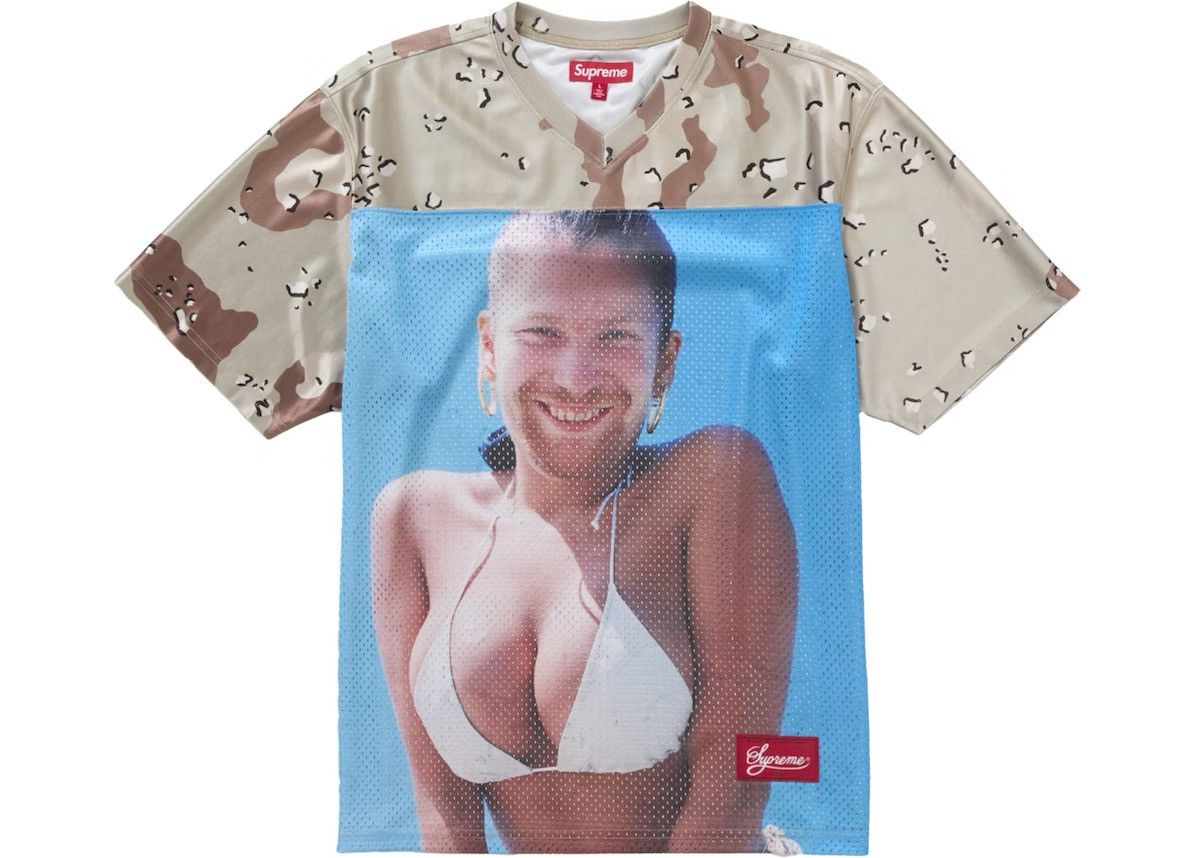 Supreme Supreme Aphex Twin Football Jersey Chocolate Chip Camo Small Size US S / EU 44-46 / 1 - 1 Thumbnail