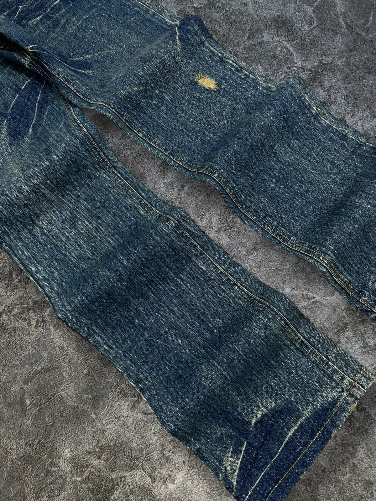 Hysteric Glamour Vintage 1990s Japan Designer Point Loma Pecae & Love Flared Size US 33 - 10 Thumbnail