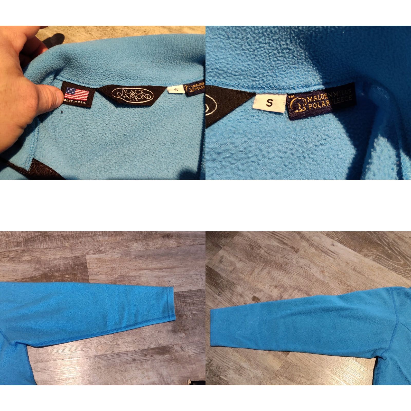 Black Diamond VINTAGE Black Diamond Malden Mills Polar Fleece 1/2 Zip Jacket S Blue Unisex Adults Mens Womens 90s Outdoors Size US S / EU 44-46 / 1 - 8 Thumbnail