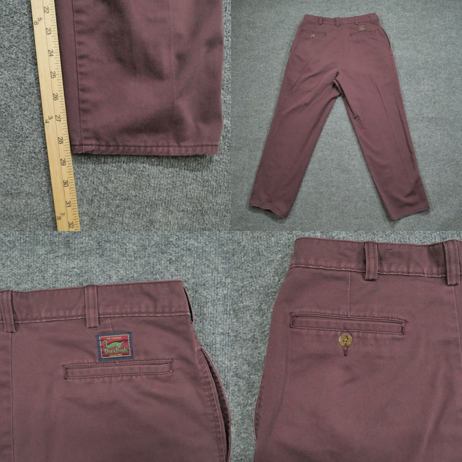 Vintage VINTAGE Duxbak Pants Mens 34x30 Pleated Chino Blue 90s Straight Classic Casual Workwear Mens Size US 33 - 9 Thumbnail