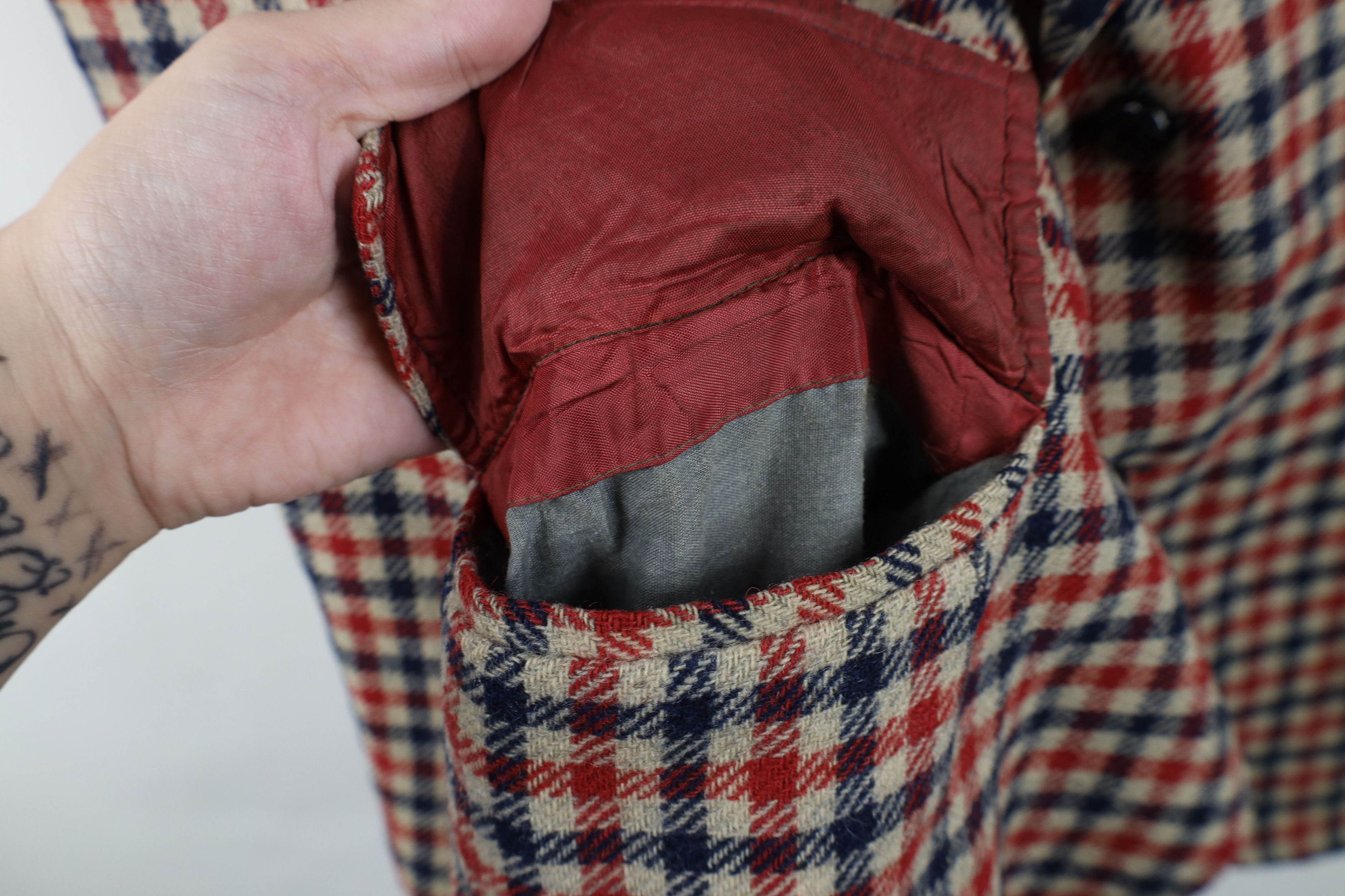 Vintage Vintage 60s 70s Rockabilly Suit Coat Blazer Jacket Plaid USA Size US XXL / EU 58 / 5 - 8 Thumbnail