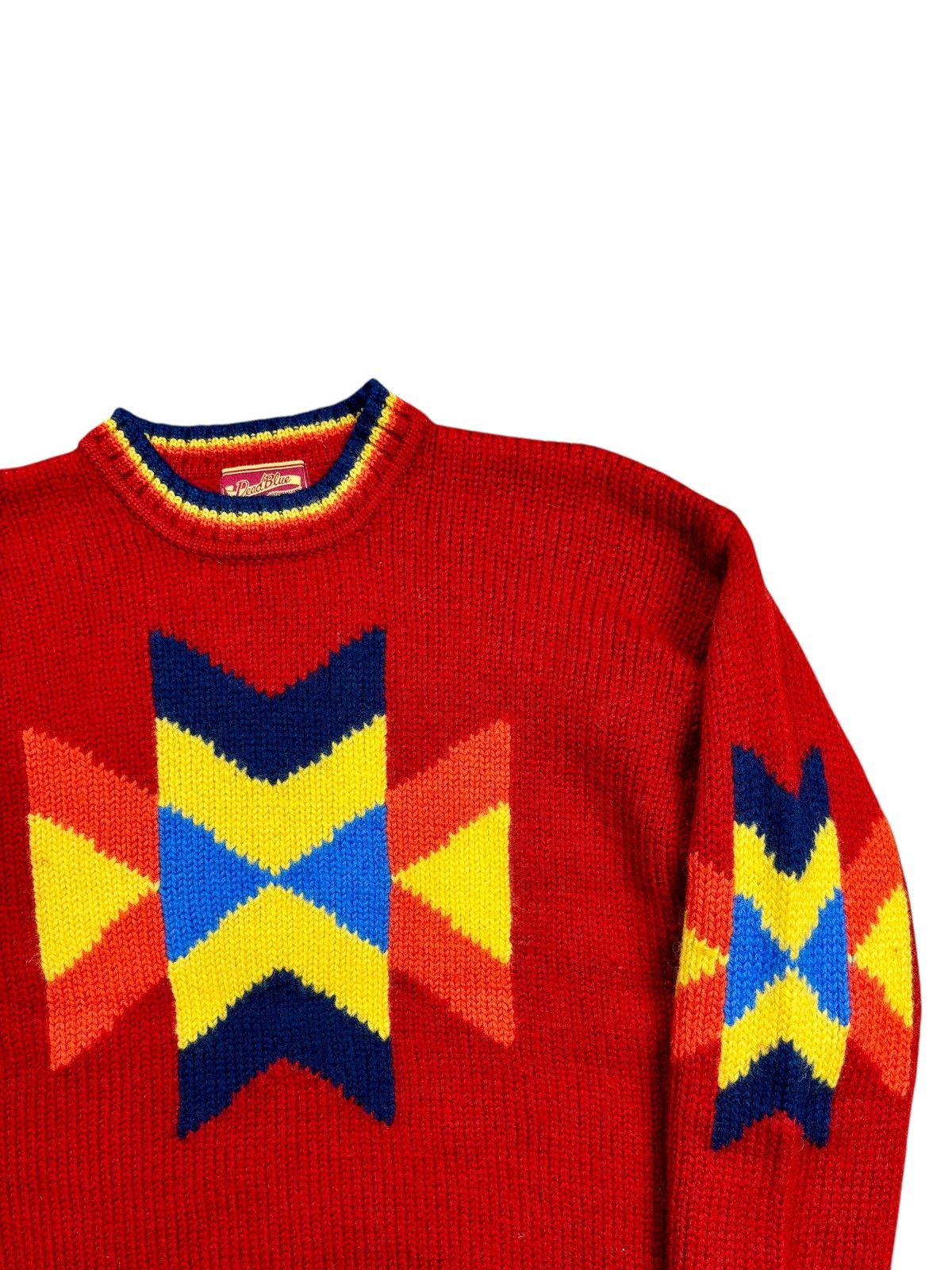 20471120 2000s Deadblue - Chunky Knitted Ethnic Navajo Sweater Size US M / EU 48-50 / 2 - 6 Thumbnail