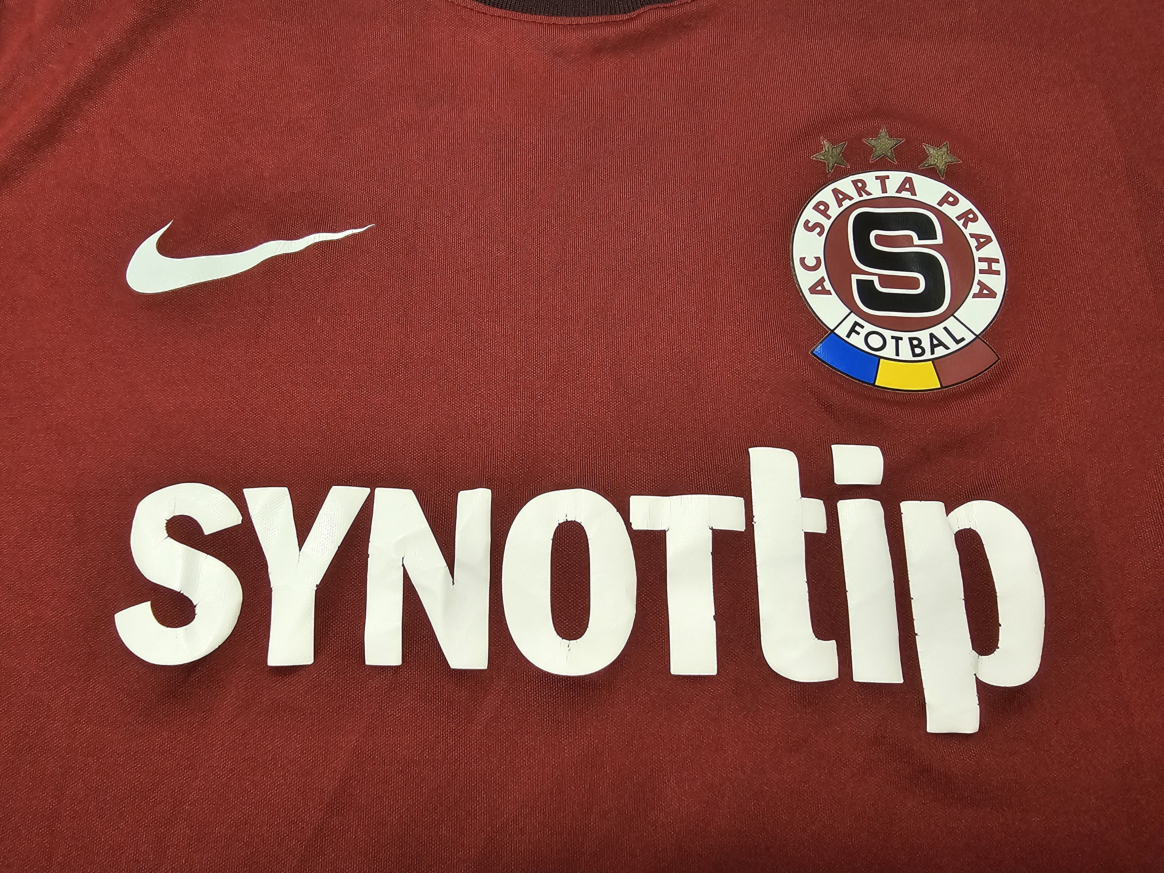 Nike SPARTA PRAHA 2015 2016 AWAY FOOTBALL SHIRT SOCCER JERSEY Size US M / EU 48-50 / 2 - 3 Thumbnail