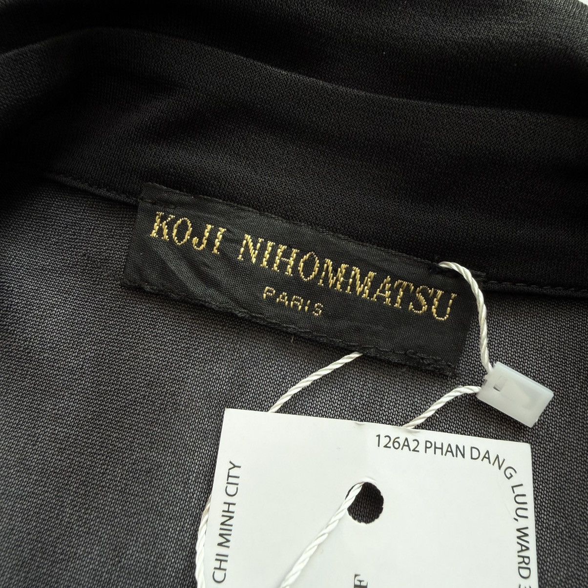 Other 1990s Koji Nihommatsu Loop Draped Mesh Blouse Size M / US 6-8 / IT 42-44 - 5 Thumbnail