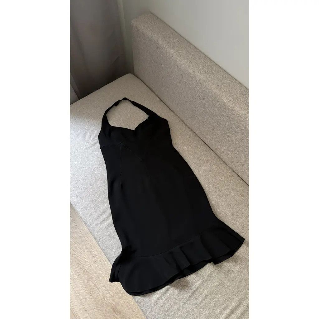 Dolce & Gabbana Dolce & Gabbana Halterneck Mermaid Mini Dress Black IT 44 Size M / US 6-8 / IT 42-44 - 2 Thumbnail