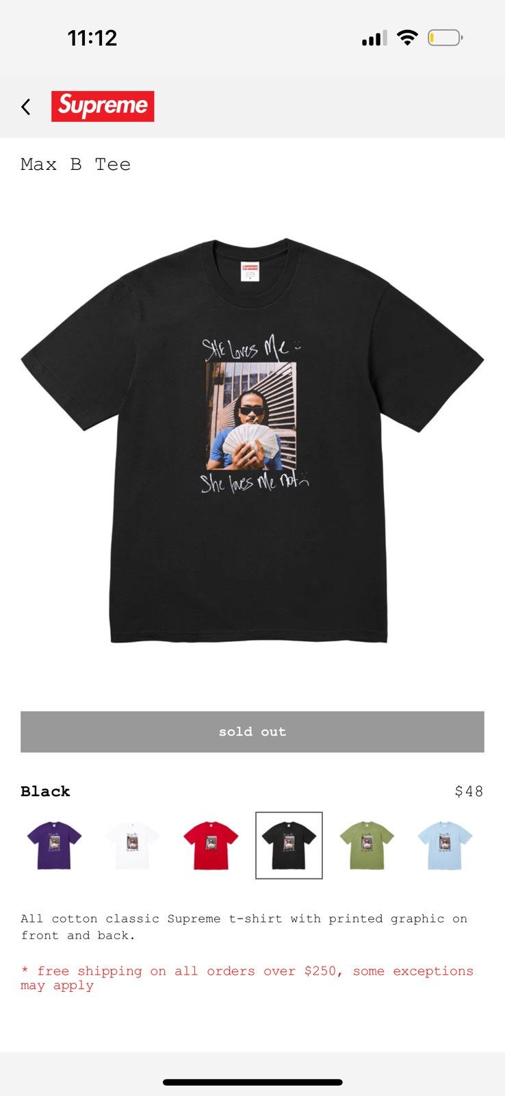 Supreme Supreme Max B Photo Size US S / EU 44-46 / 1 - 1 Thumbnail